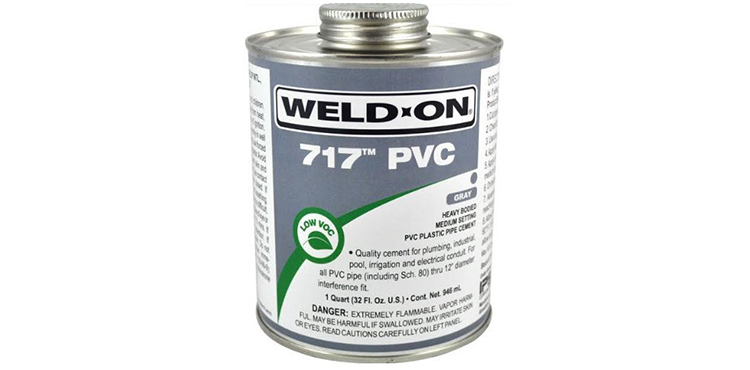 Weld On 717 PVC Adhesive Solution