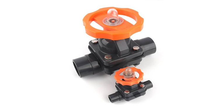 UPVC Diaphragm Valve Socket Type EPDM diaphragm