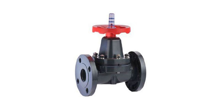 UPVC and EPDM Flanged Diaphragm Valve